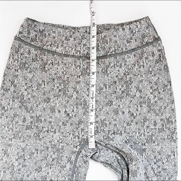 Gymshark Gray Fleur Marled Textured Full Ankle Length High Waist Leggings Sz S - Picture 5 of 9